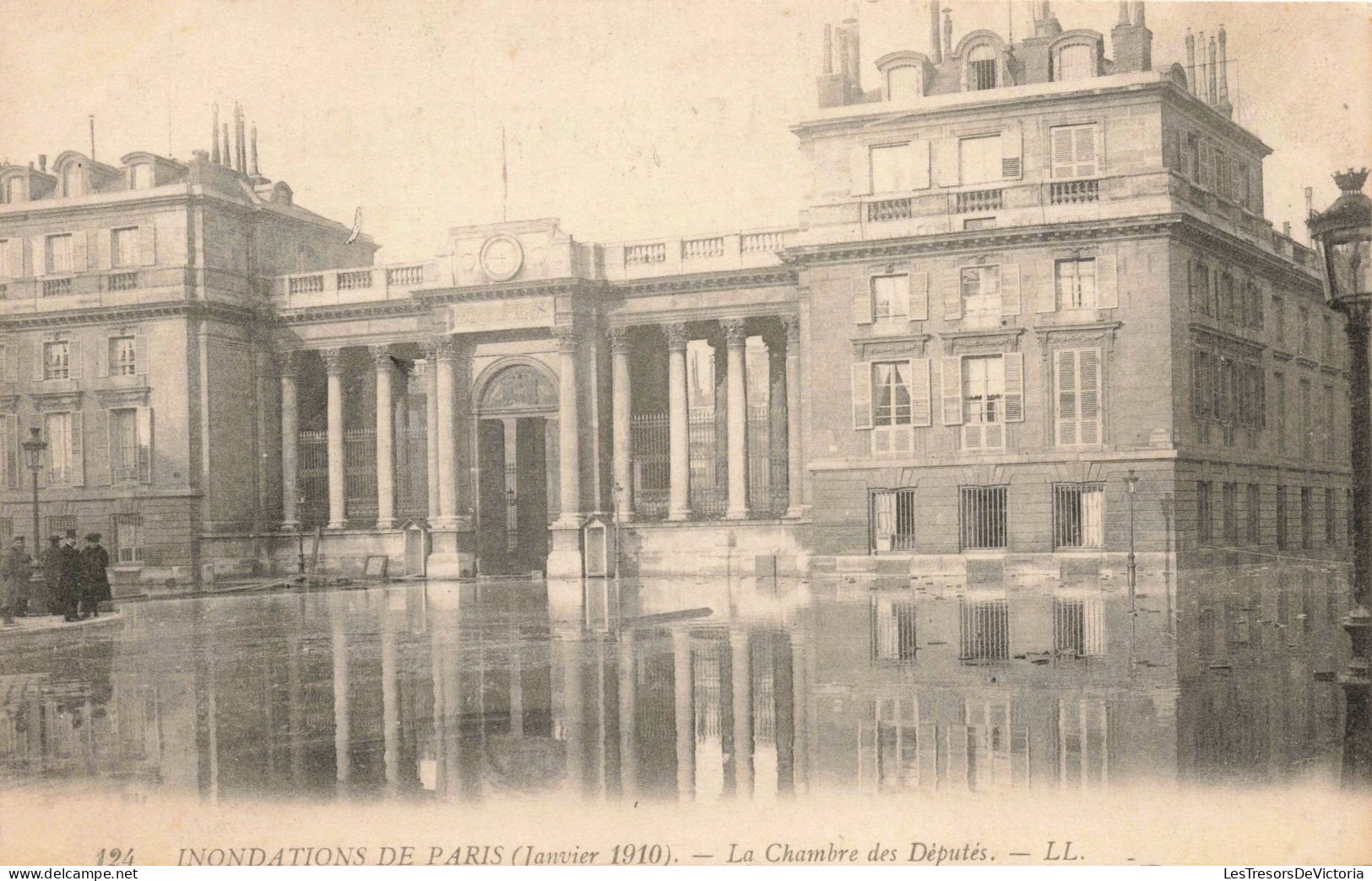 FRANCE - Paris - La Chambre Des Députés - Carte Postale Ancienne - Überschwemmung 1910