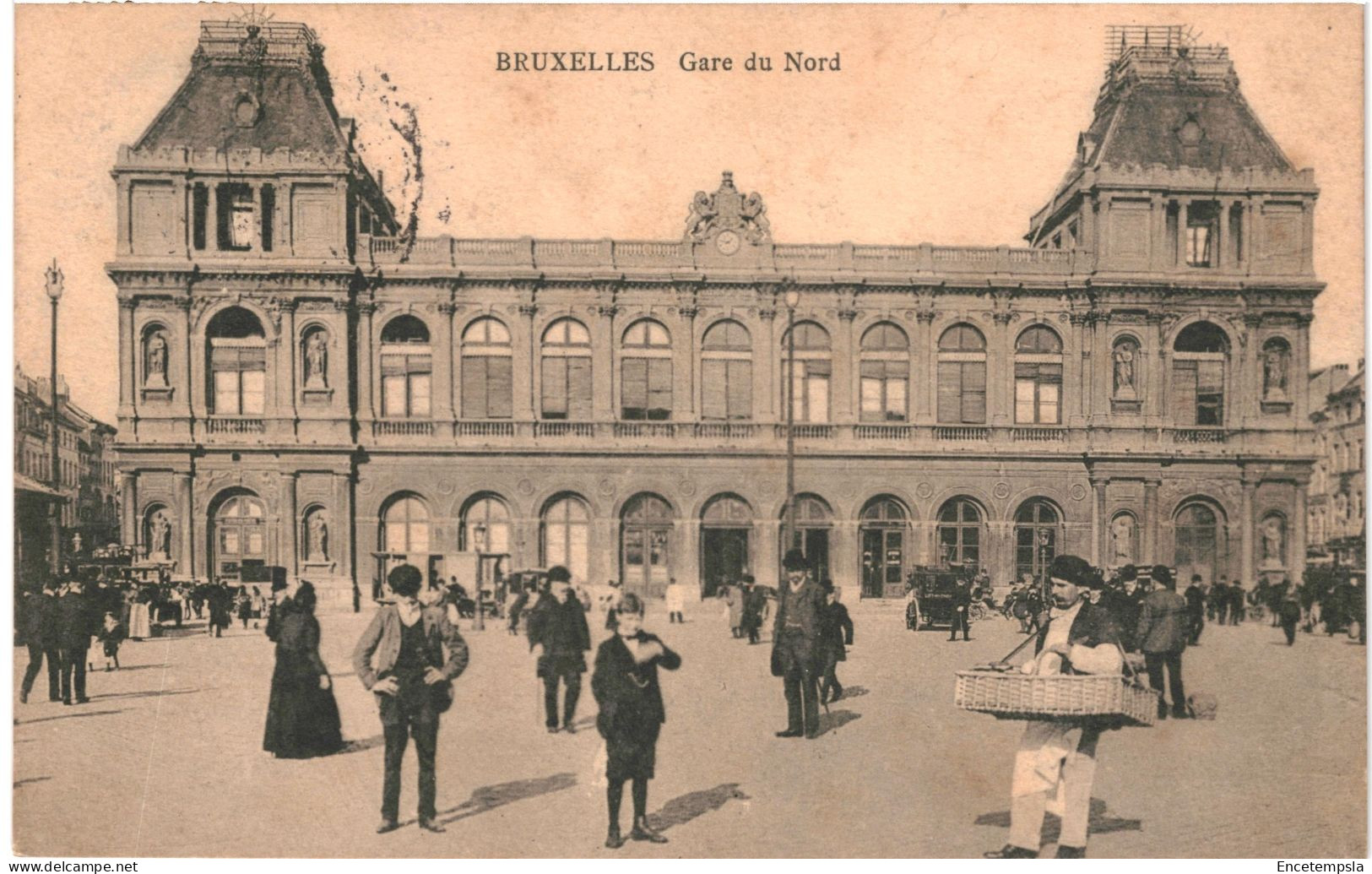 CPA Carte Postale Belgique Bruxelles Gare Du Nord 1920    VM72373 - Cercanías, Ferrocarril