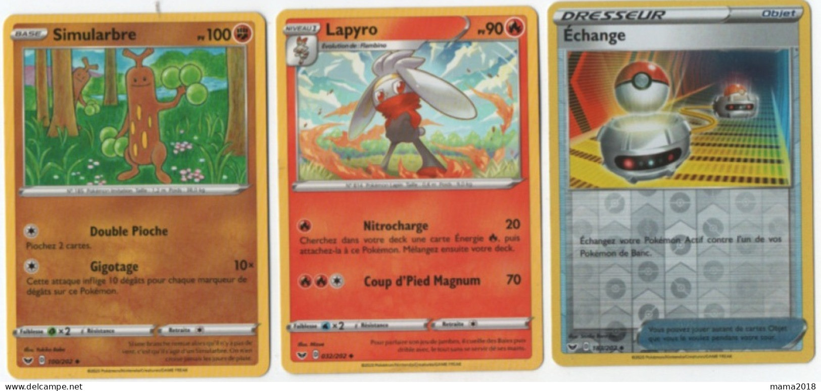 Pokémon  Lot  De 11 Cartes - Lots & Collections