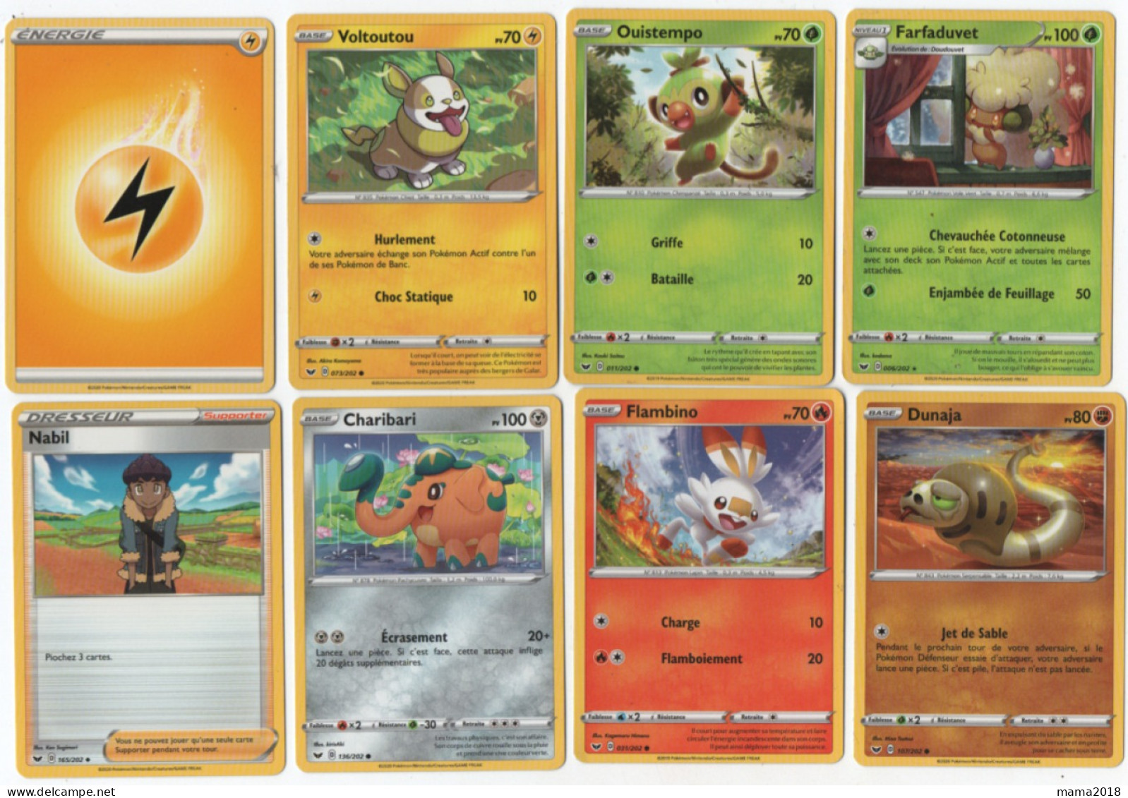 Pokémon  Lot  De 11 Cartes - Lots & Collections
