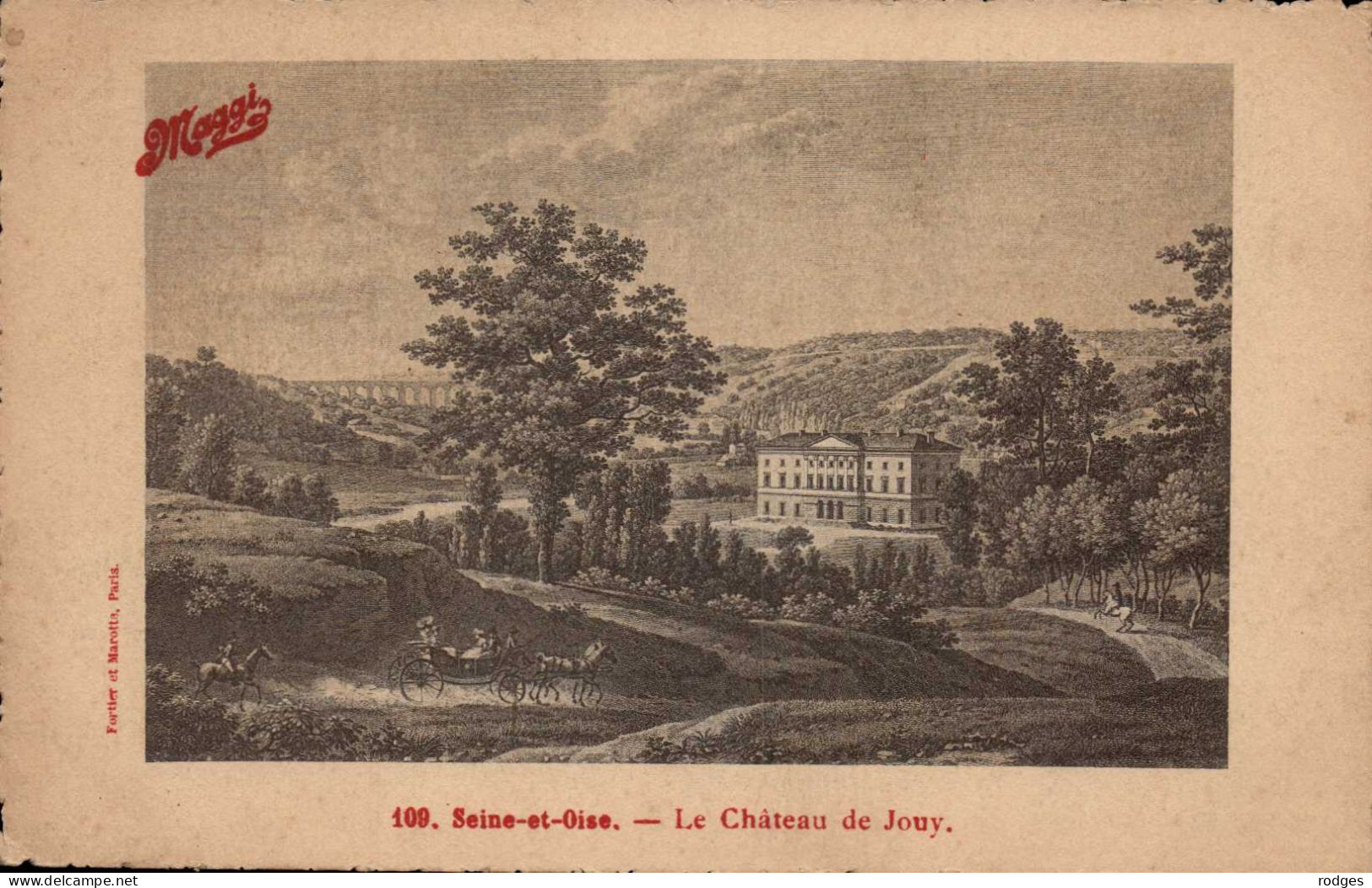 95 , Cpa Le Chateau De JOUY , 109 , Seine Et Oise    (02143) - Jouy Le Moutier