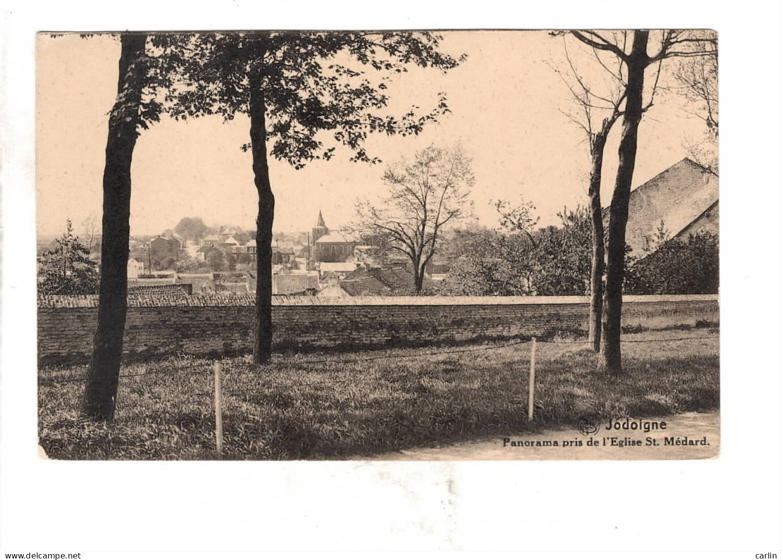 Jodoigne Panorama Pris De L'Eglise St Médard - Geldenaken