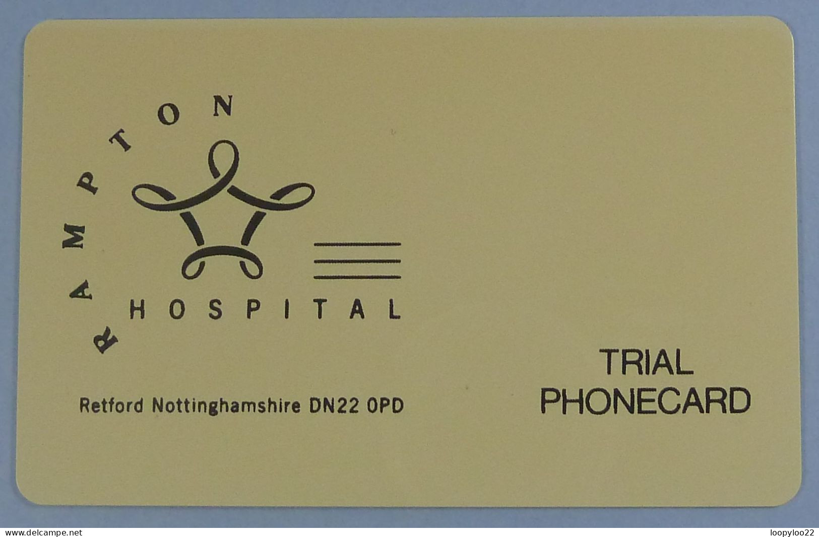 UK - Great Britain - Autelca - Cambridge Telephones - TRIAL -  RAMPTON HOSPITAL - CAM010 - 50 Units - 500ex - R - [ 8] Firmeneigene Ausgaben