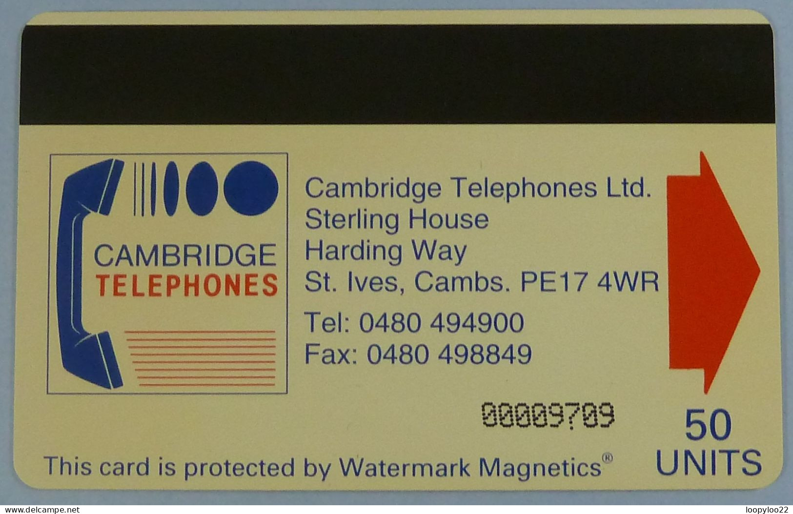 UK - Great Britain - Autelca - Cambridge Telephones - TRIAL -  RAMPTON HOSPITAL - CAM010 - 50 Units - 500ex - R - [ 8] Companies Issues