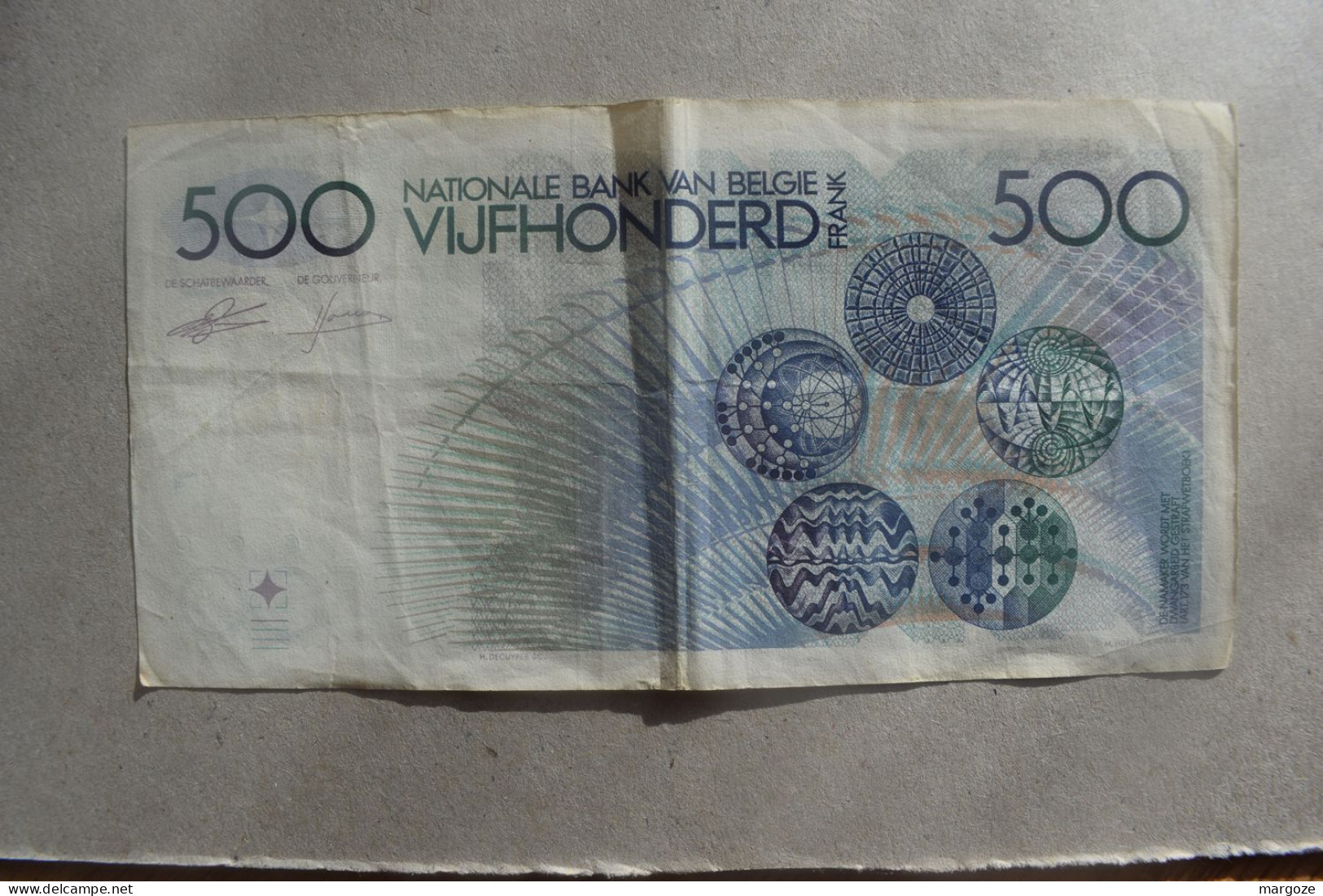 Belgique 500 Francs P143a  1982 1998 - 500 Francs