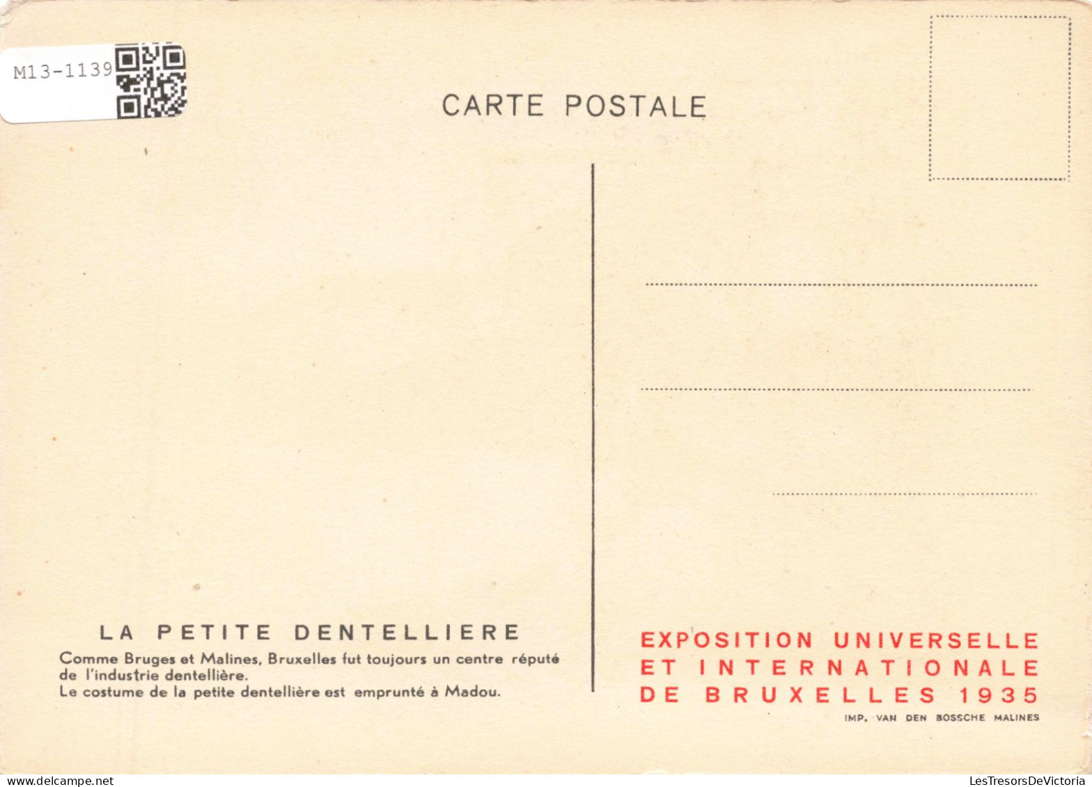 FANTAISIES - La Petite Dentellière - Colorisé - Carte Postale Ancienne - Mujeres