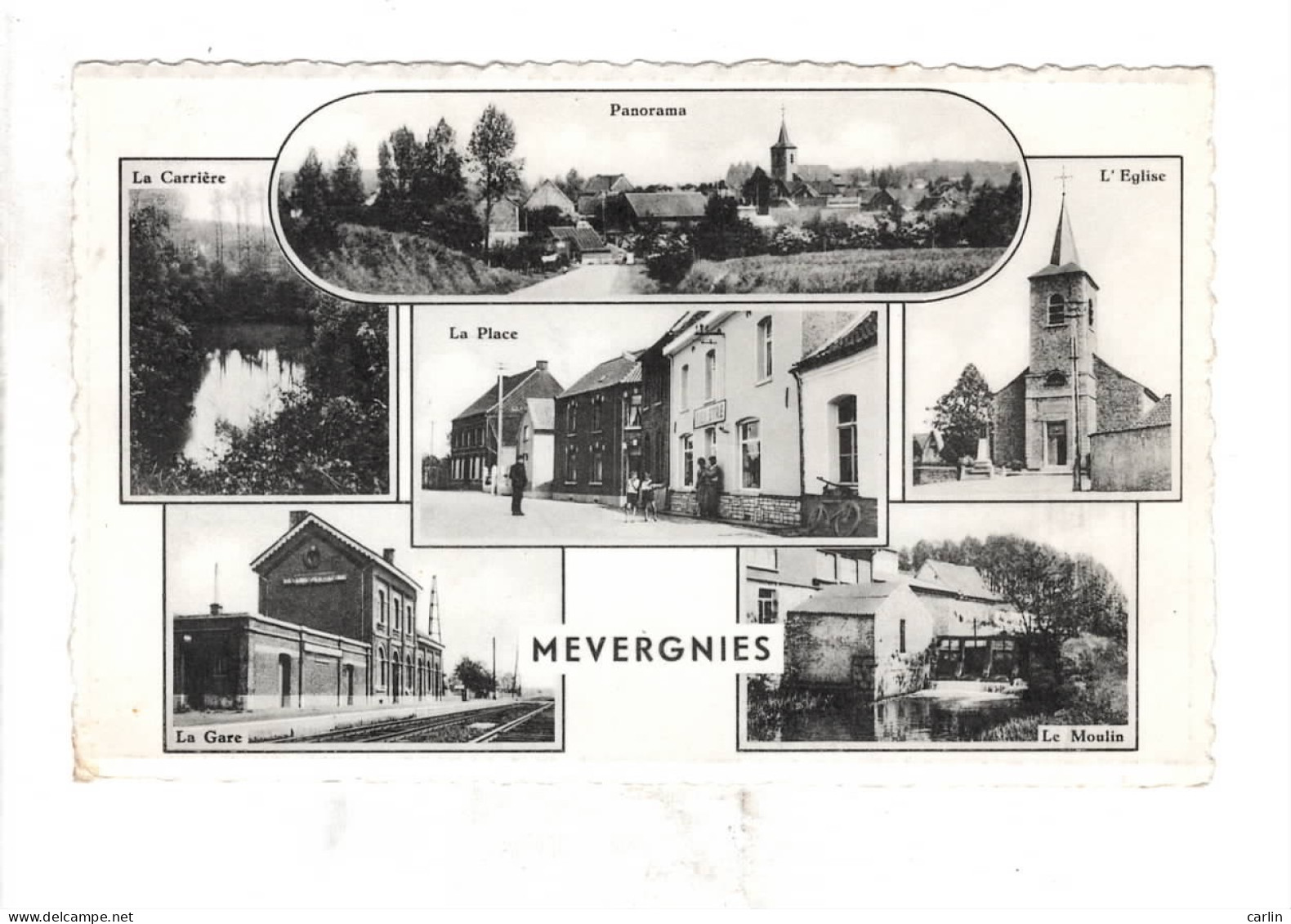 Mevergnies Multivues ( Gare, Moulin, Place, Carrière  Etc. ) - Brugelette