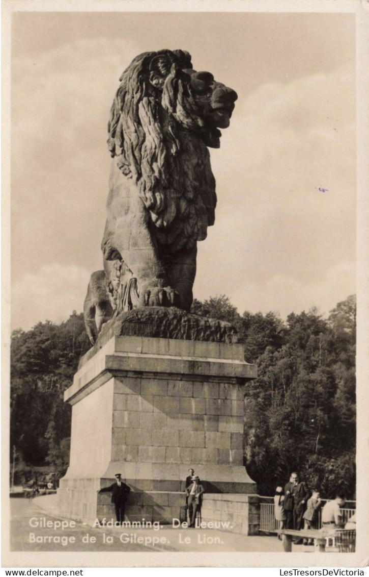 BELGIQUE - Gileppe - Barrage De La Gileppe - Le Lion - Carte Postale Ancienne - Gileppe (Stuwdam)