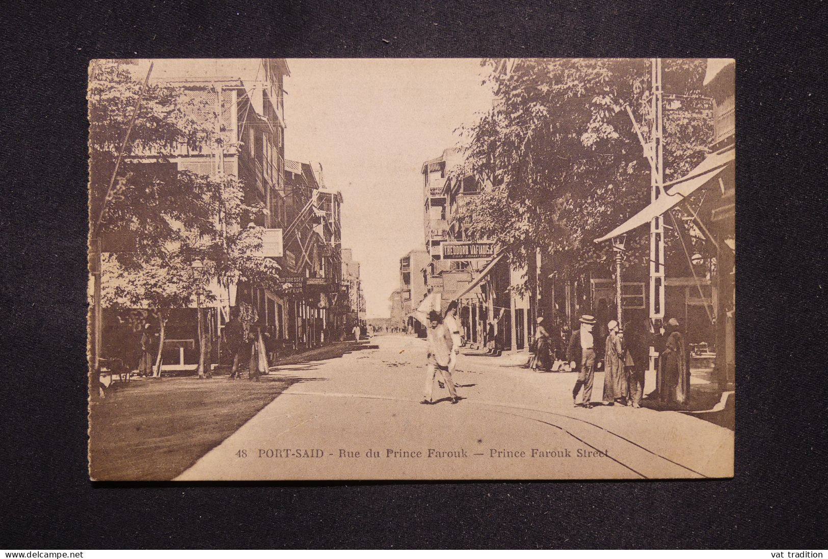 PORT SAÏD - Affranchissement Blanc Surchargé De Port Saïd Sur Carte Postale Pour La France En 1928 - L 147364 - Storia Postale