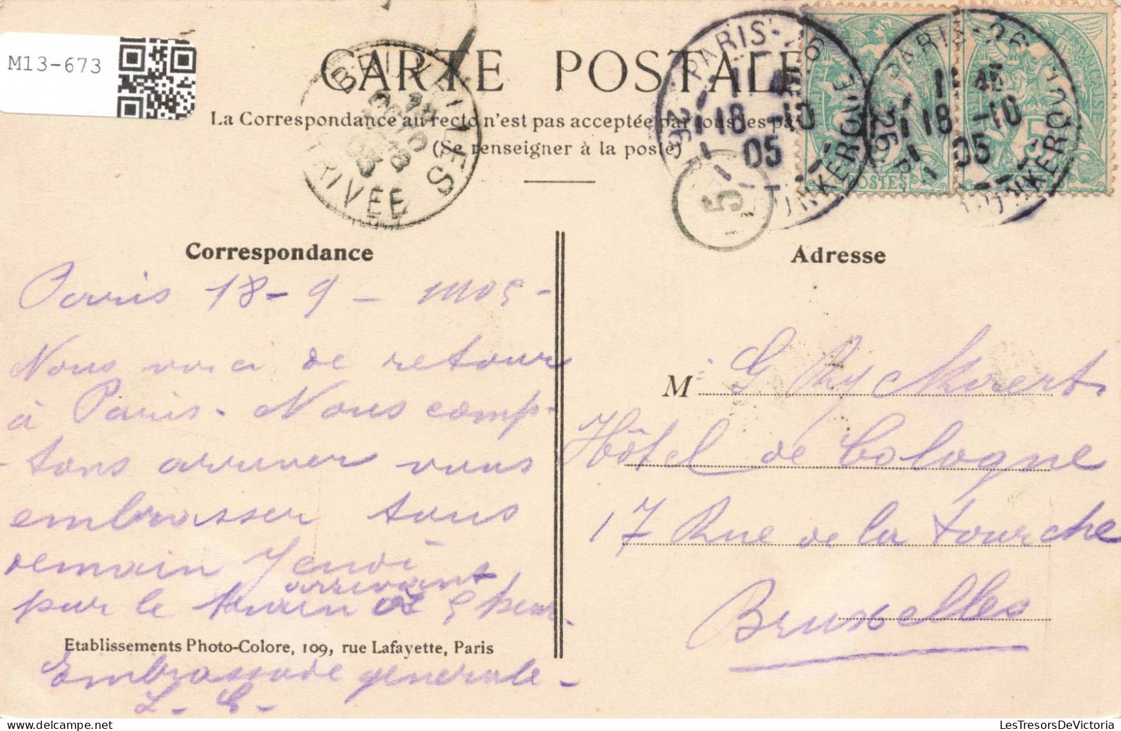 FRANCE - Paris - Buttes Chaumont - Colorisé - Carte Postale Ancienne - Parks, Gärten