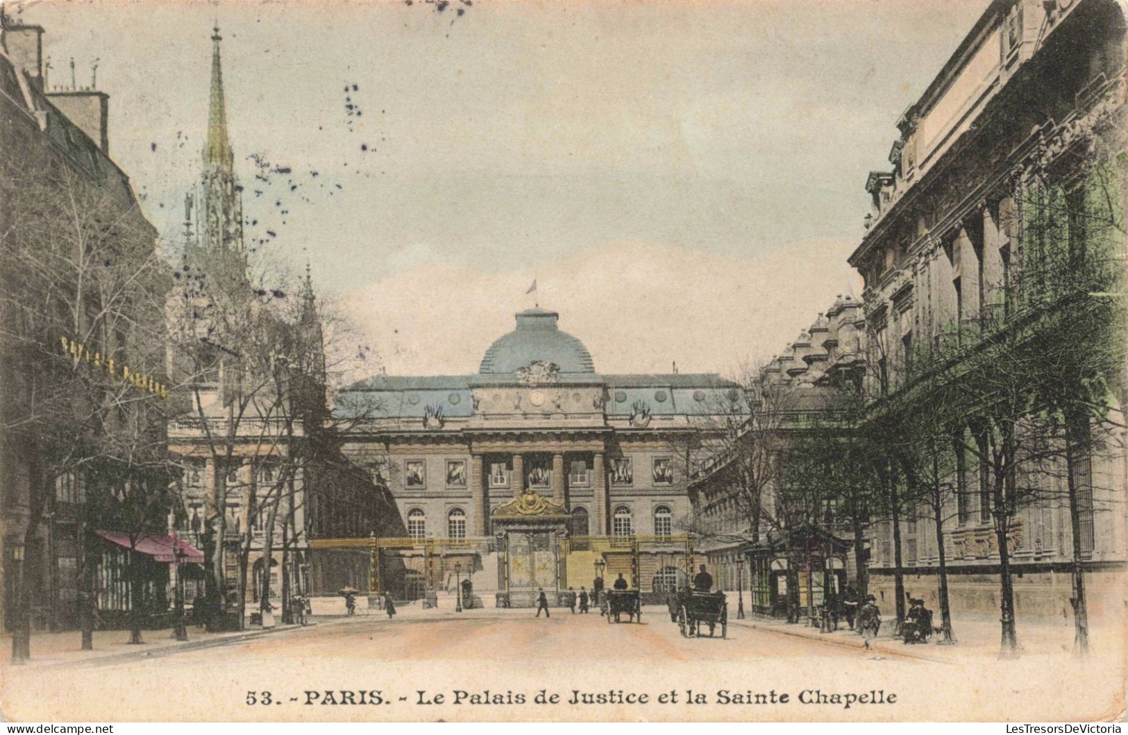 FRANCE - Paris - Le Palais De Justice Et La Sainte Chapelle - Colorisé - Carte Postale Ancienne - Eglises