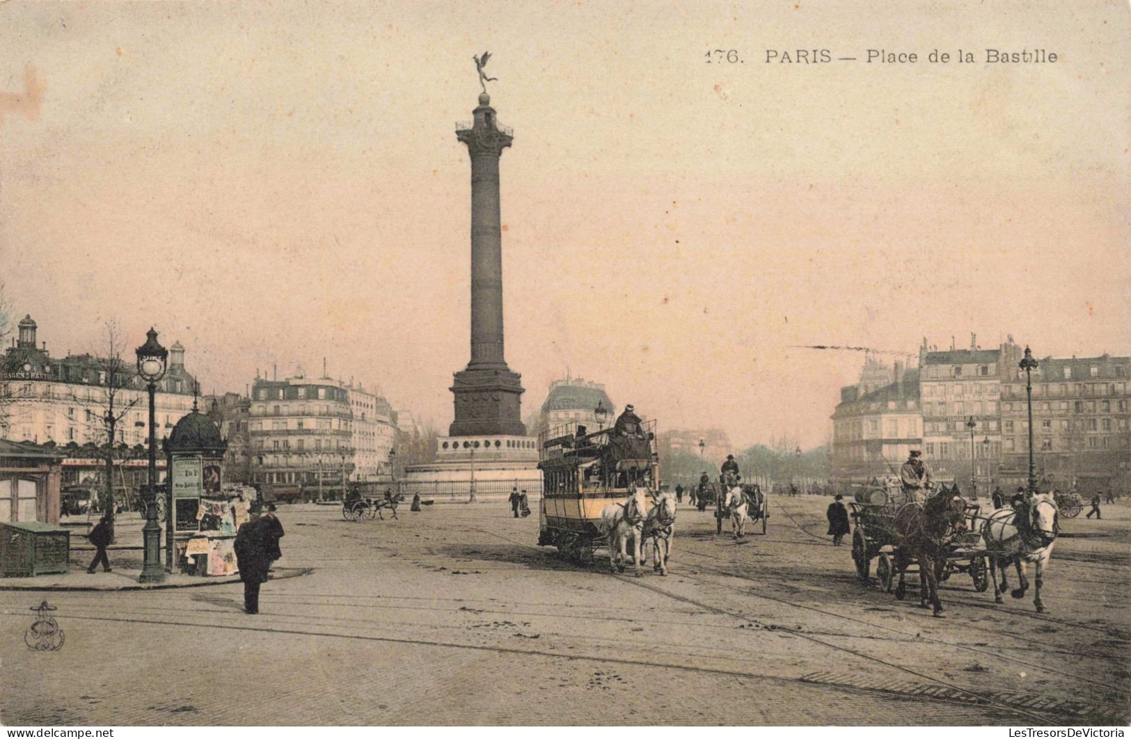 FRANCE - Paris - Place De La Bastille - Carte Postale Ancienne - Plätze