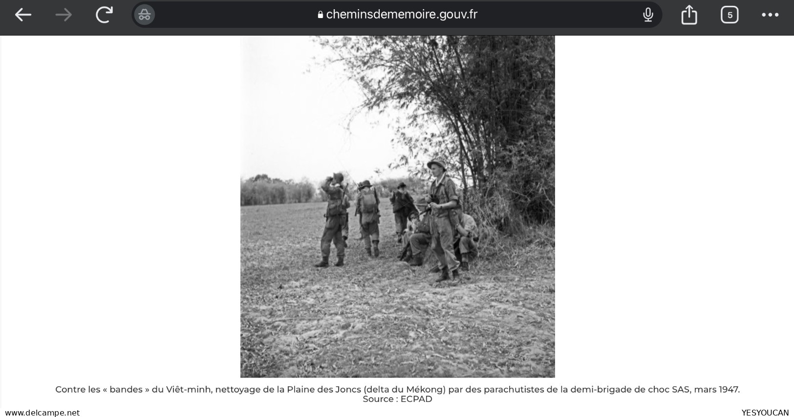 RRR ! VIÊT MINH PROPAGANDA LEAFLET:~1947 Plaine Des Joncs French Indochina War (propagande Guerre Indochine Vietnam - Brieven En Documenten
