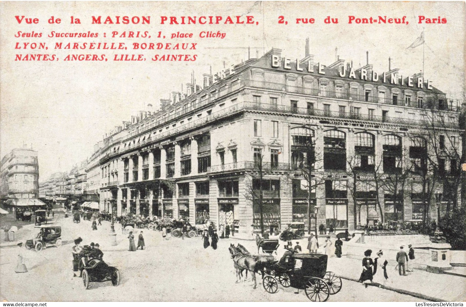 FRANCE - Paris - Rue Du Pont Neuf - Vue De La Maison Principale - Carte Postale Ancienne - Plätze