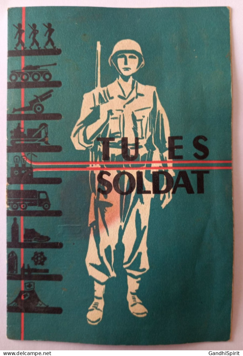 1957 / 1958 Calendrier - Tu Es Soldat - Char, Tank - Klein Formaat: 1941-60