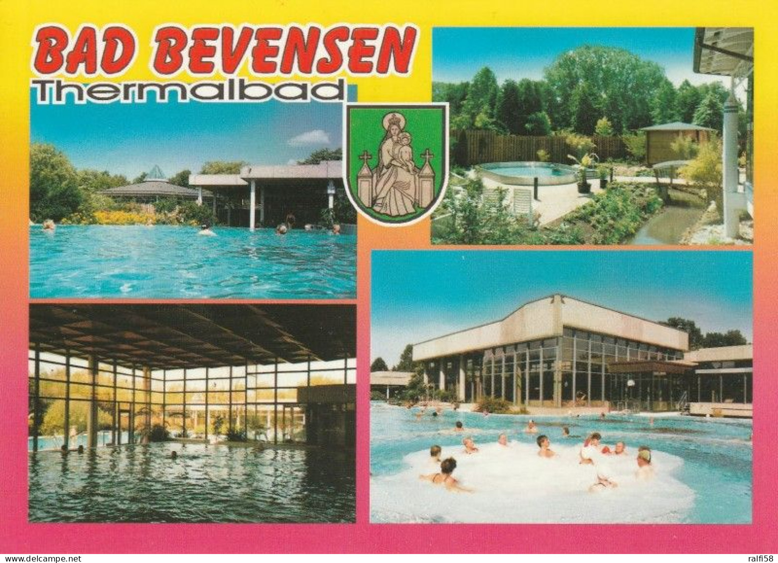 1 AK Germany / Niedersachsen * Thermalbad In Der Stadt Bad Bevensen - Mit Wappen * - Bad Bevensen