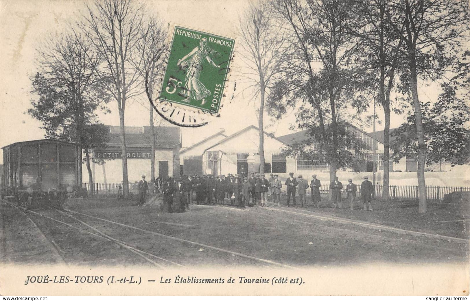 CPA 37 JOUE LES TOURS / LES ETABLISSEMENTS DE TOURAINE / COTE EST - Sonstige & Ohne Zuordnung