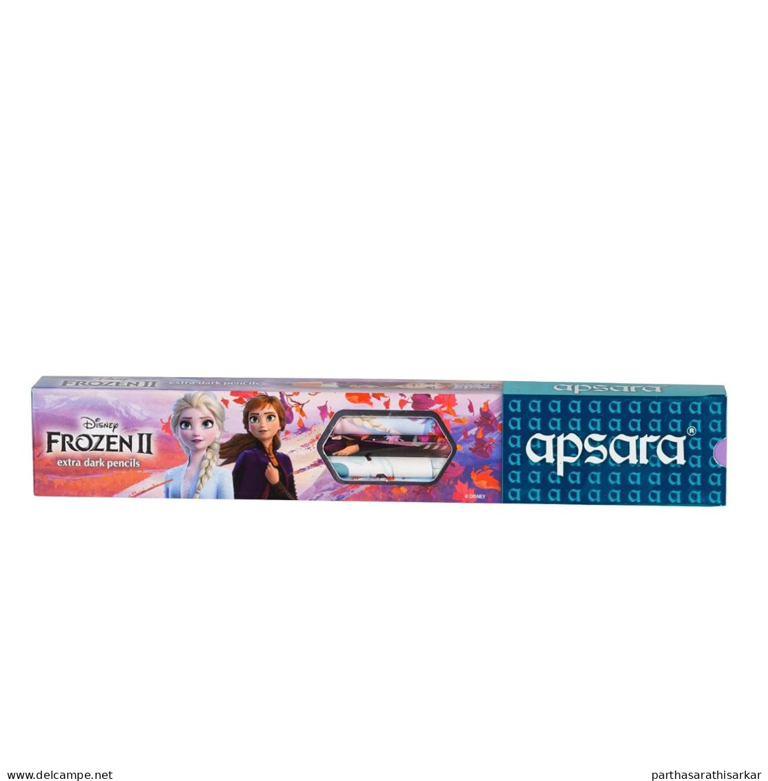 DISNEY FROZEN PENCILS FROM INDIAN BRAND APSARA SET OF 5 PENCILS (2 SETS IN A PACK) - Cachets