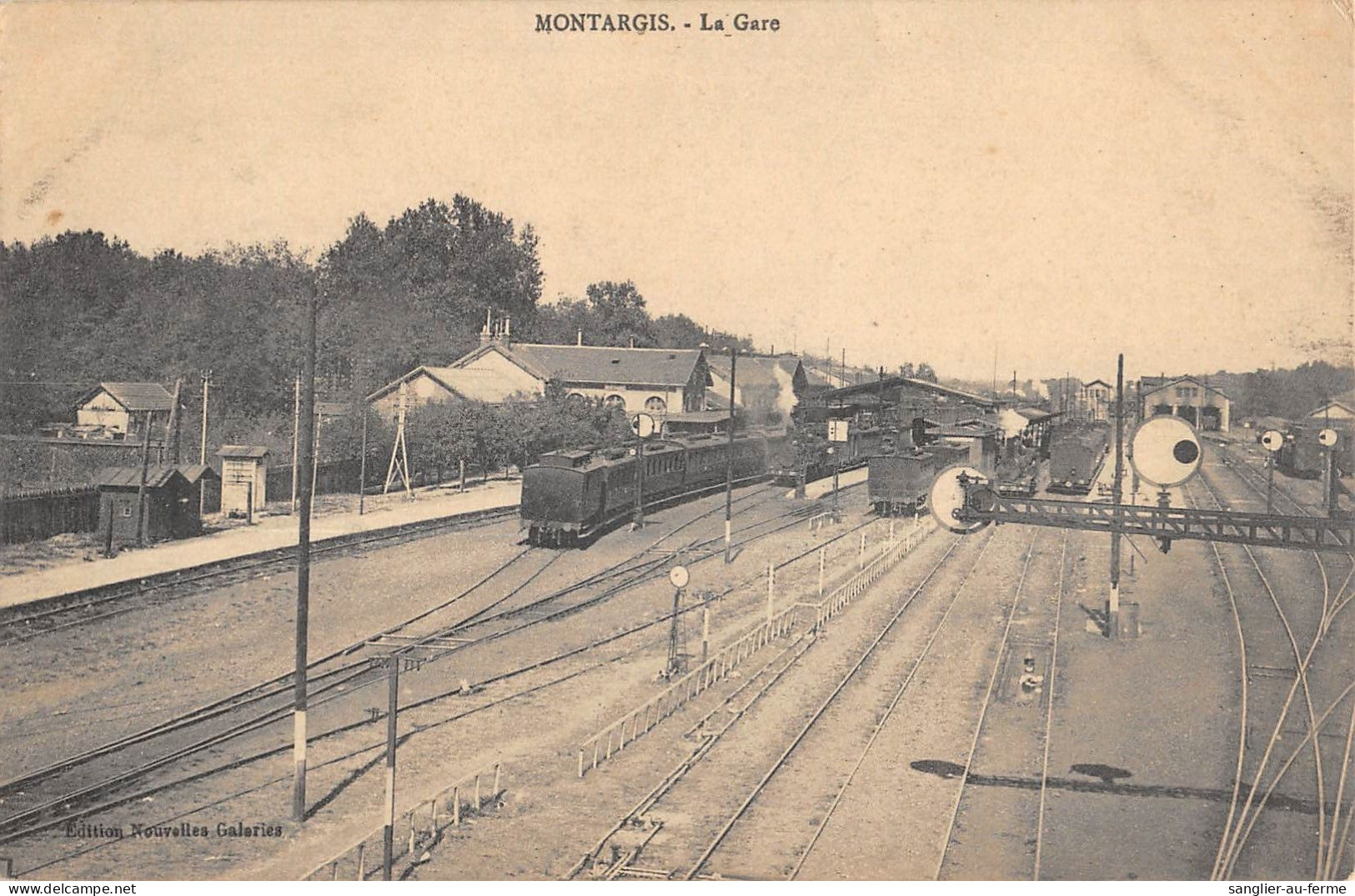 CPA 45 MONTARGIS / LA GARE - Altri & Non Classificati