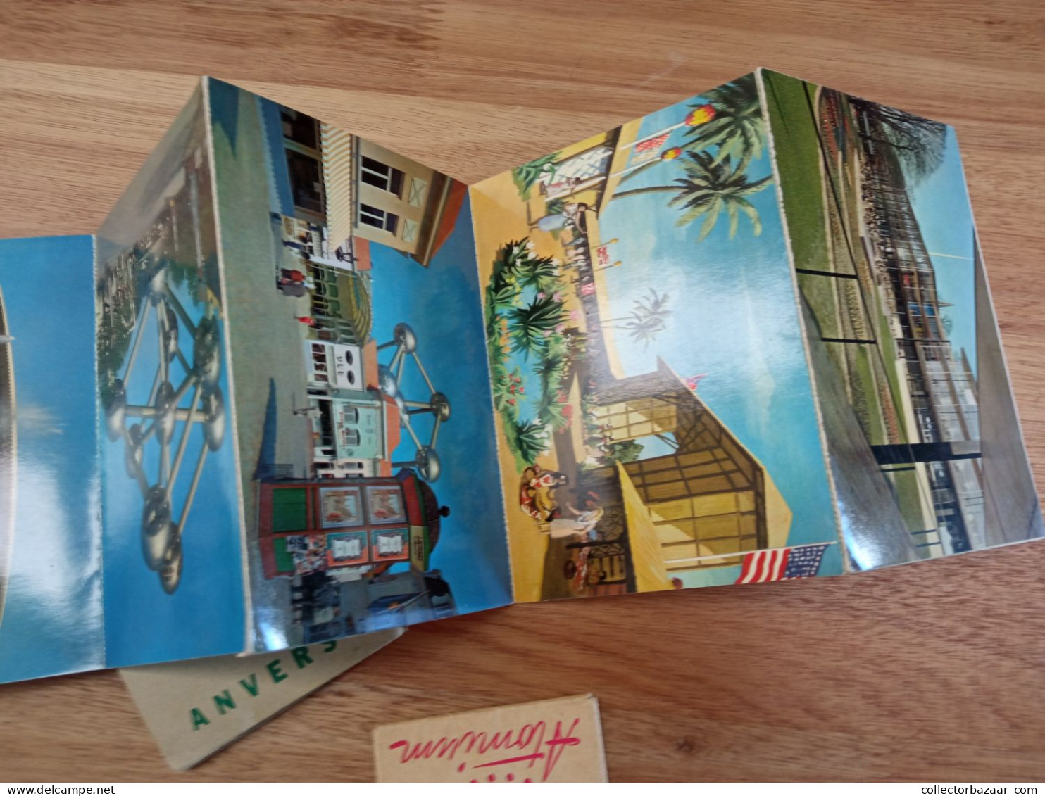 Belgium Antwerpen Atomium 1958 Bruxelles 4 Vintage Postcard Albums - Expositions Universelles