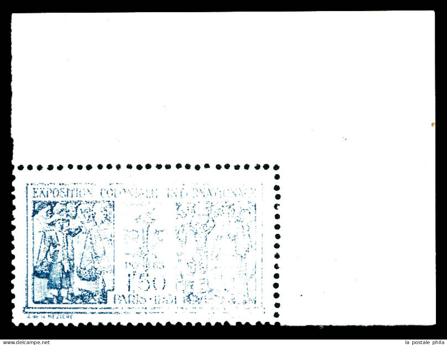 ** N°274, 1f 50 Bleu, Impression Détruite, Cdf. SUPERBE. R. (certificat)  Qualité: ** - Unused Stamps