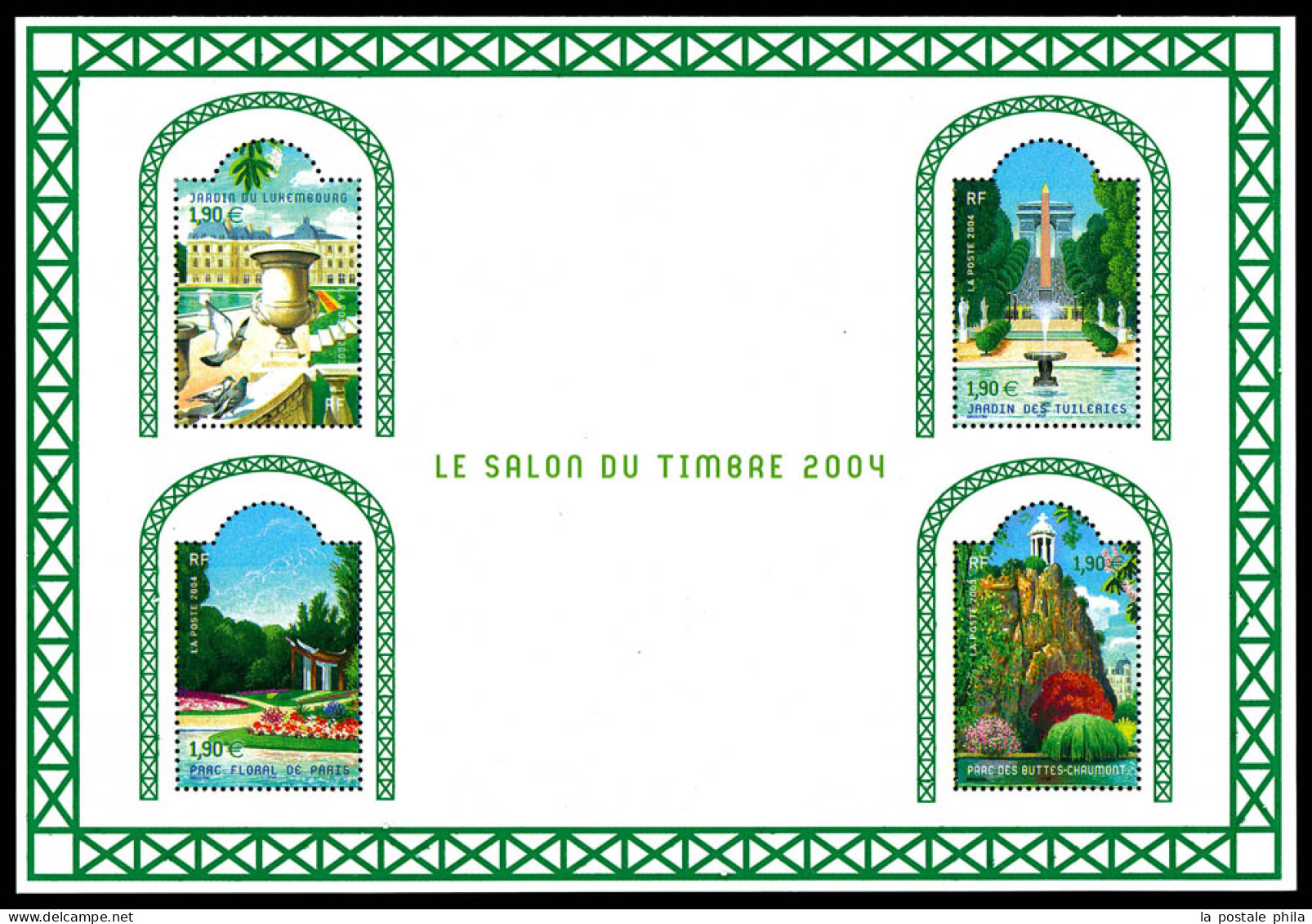* N°74, Salon Du Timbre 2004, SANS LE DORE, TTB. R.R. (certificat)  Qualité: *  Cote: 5500 Euros - Neufs
