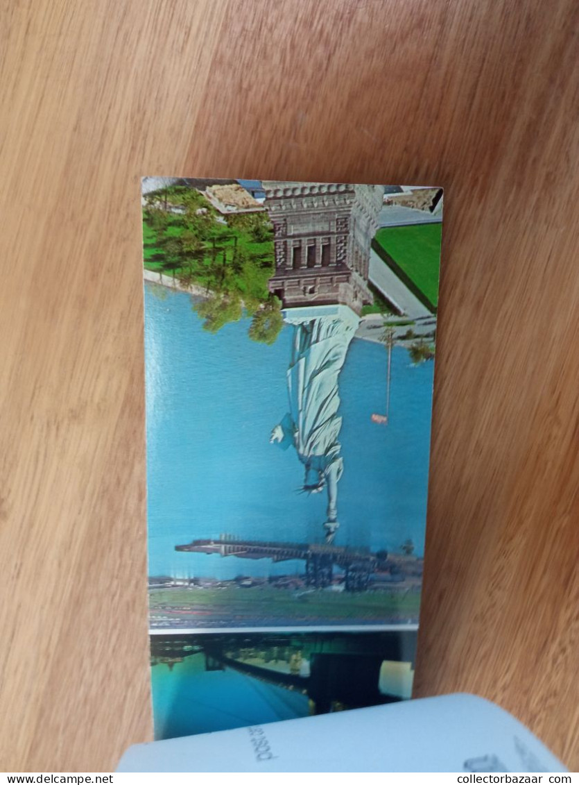 NY City New York A Souvenir Bonus Album 11 Postcards + 11 Miniature Skyscraper Twin Towers - Colecciones & Lotes