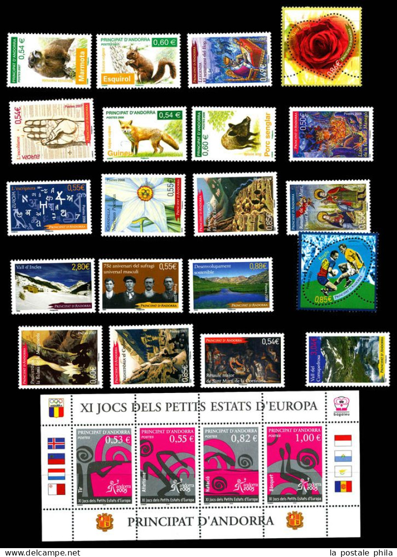 ** 1931/2008, Poste, PA, Taxe. Collection complète de timbres neufs */** dont série N°1/23, Taxe N°9/15... tous TB  Qual
