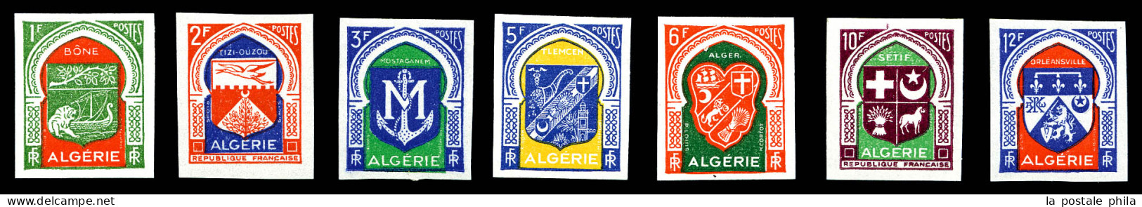 ** N°337/337F, Série Complète Non Dentelée. TB  Qualité: **  Cote: 156 Euros - Unused Stamps