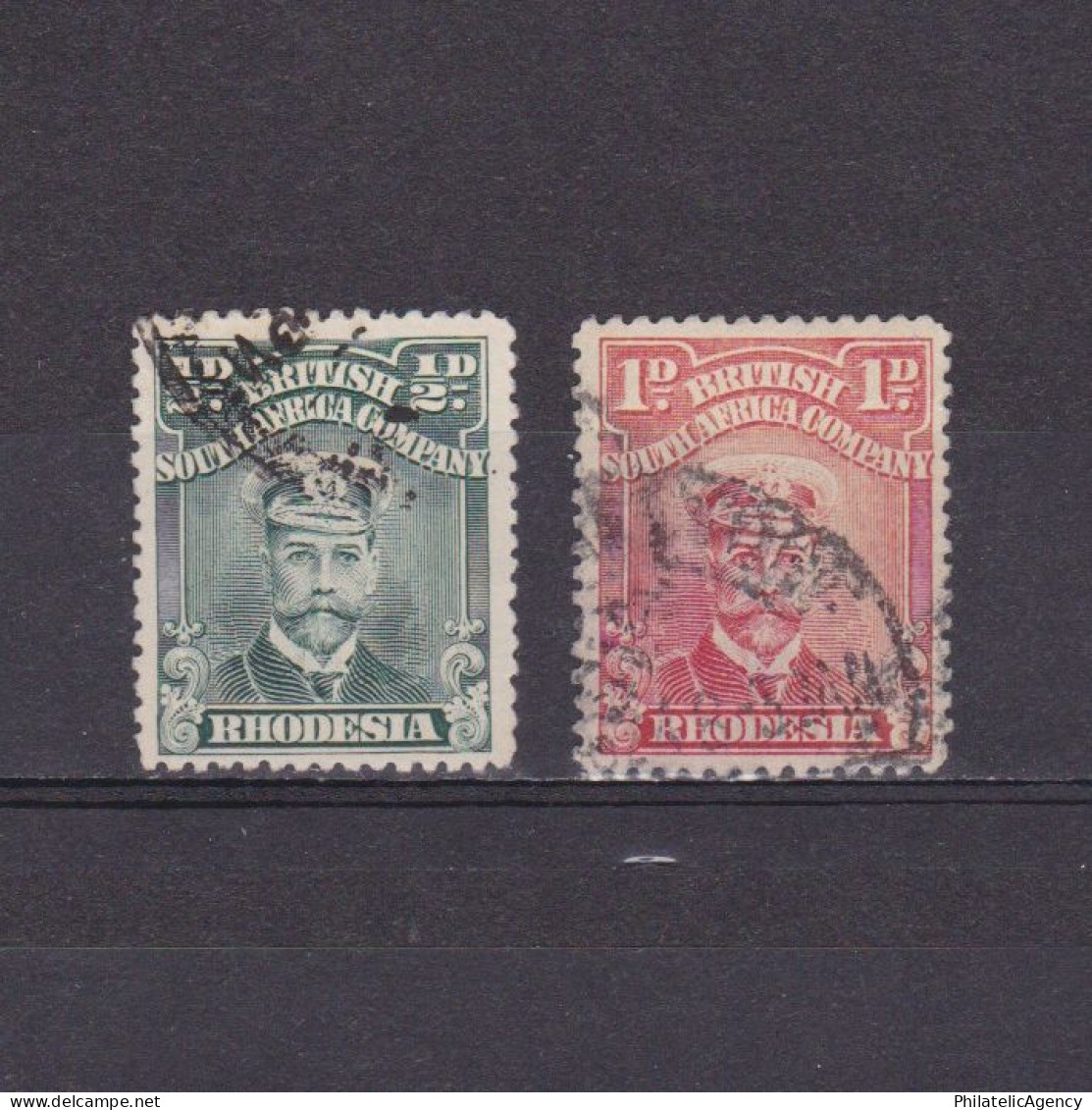 BRITISH SOUTH AFRICA COMPANY 1913, SG #186-191, Part Set, Perf 14, Used - Used Stamps