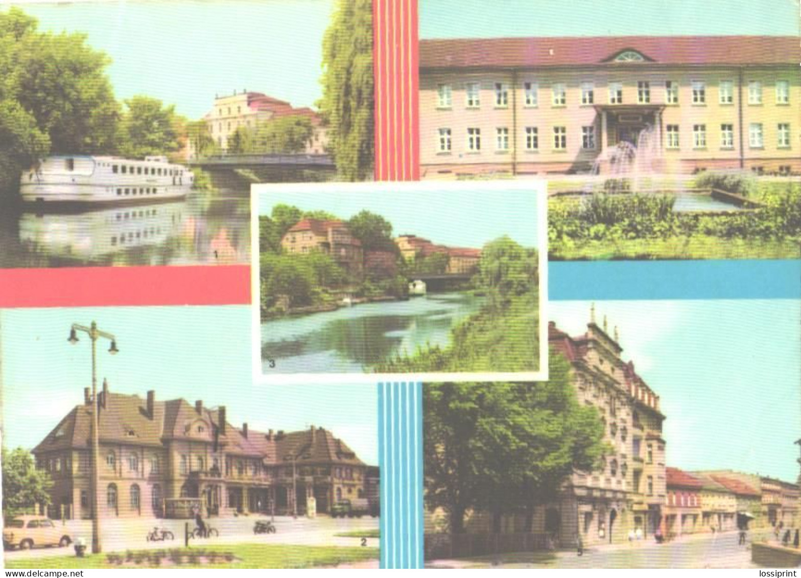 Germany:Oranienburg Views, Railway Station, Clinic, Friedens Street - Oranienburg