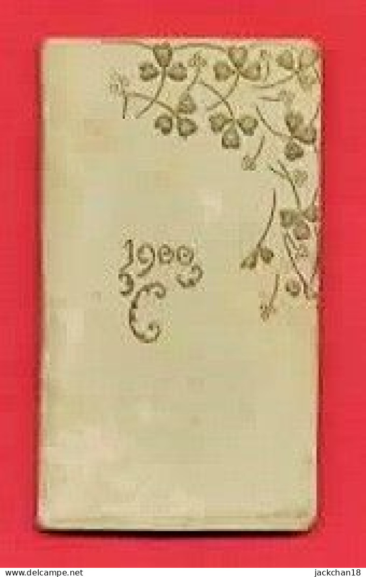 -- COSNE Sur LOIRE (Nièvre) - MINUSCULE CALENDRIER / CONFISERIE CHOCOLATERIE / FERNAND LABLE 4 Rue Des Ponts COSNE -- - Klein Formaat: ...-1900