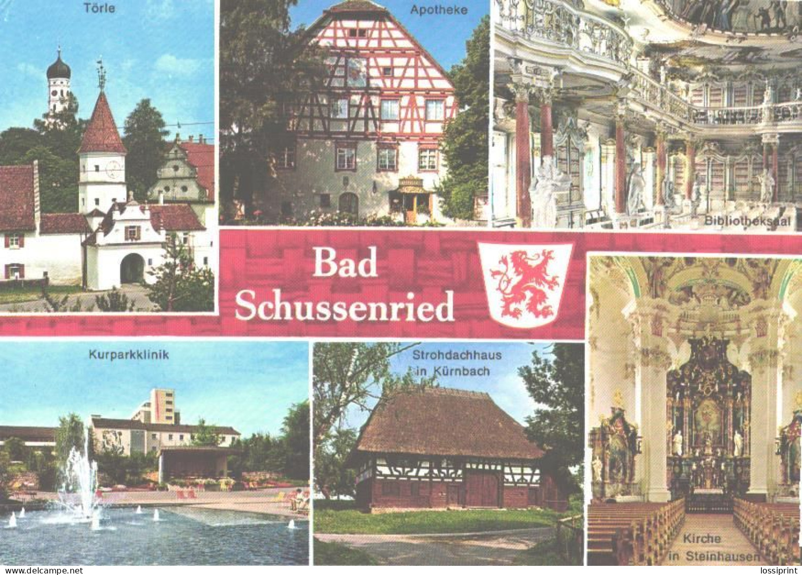 Germany:Bad Schussenried Views, Clinic, Pharmacy, Church, Interiors - Bad Schussenried