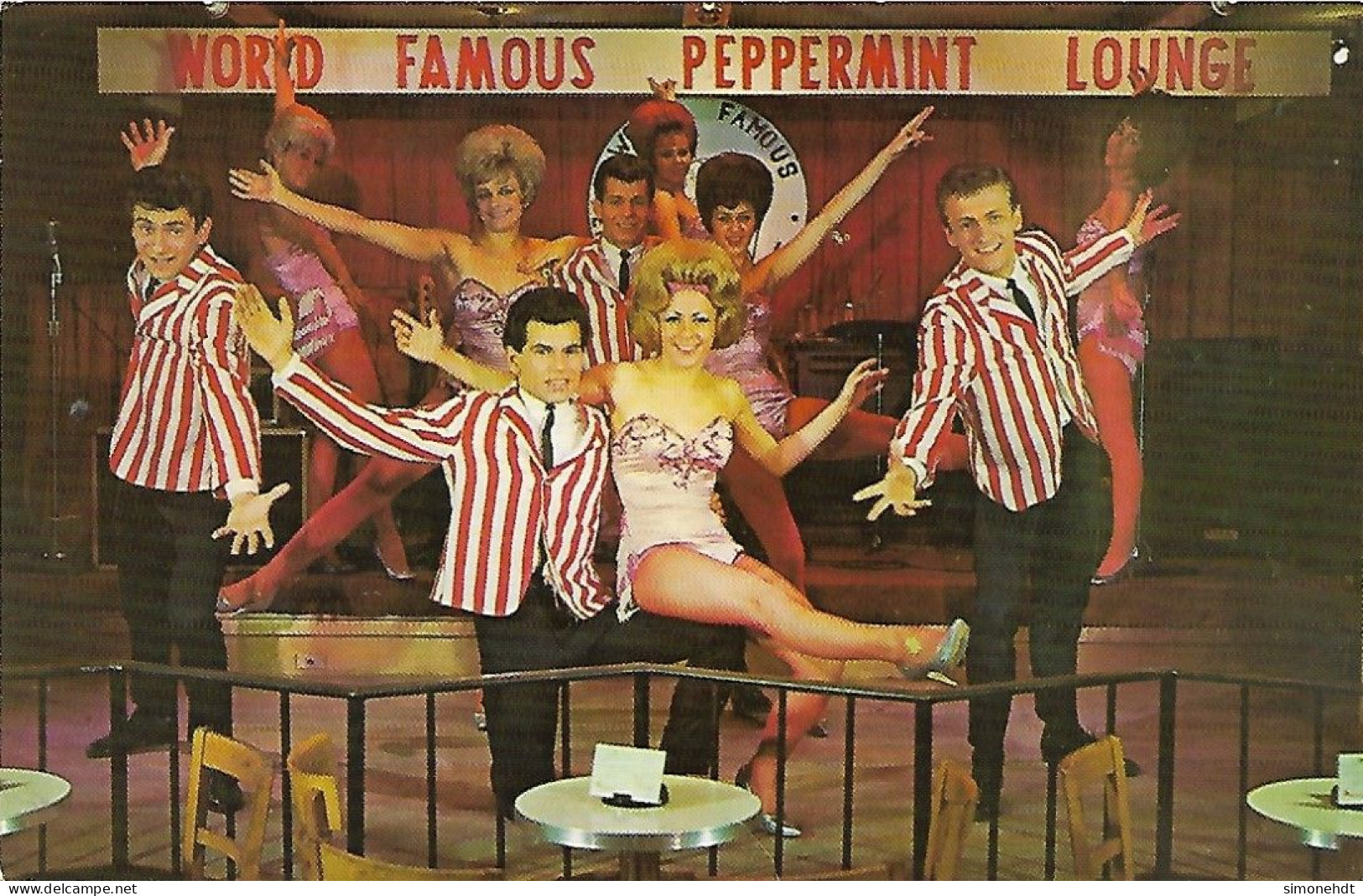 NEW YORK - Discothèque - PEPPERMINT LOUNGE - Groupe WORLD FAMOUS - Cabaret