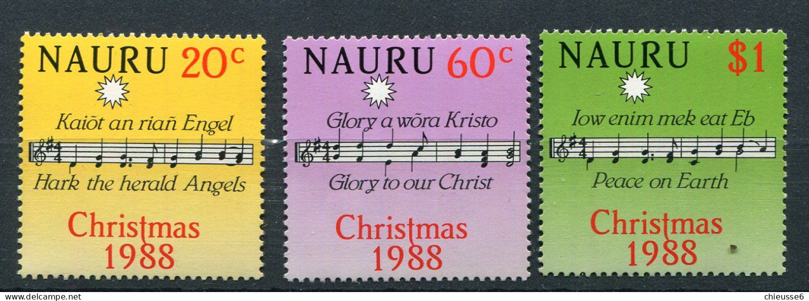 Nauru ** N° 351 à 353 - Noël - Nauru