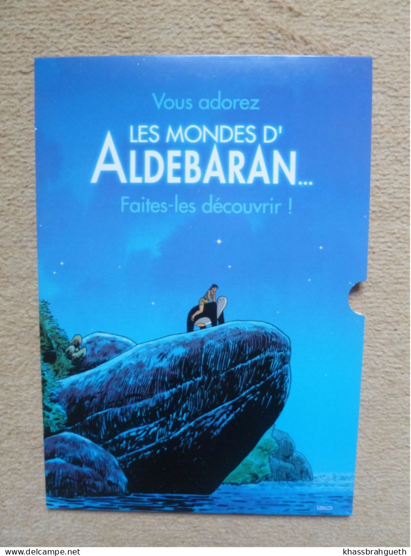 LEO - LES MONDES D'ALDEBARAN - 4CP + 1 AUTOCOLLANT  DARGAUD 2005 DOSSIER PRESSE - Aldebaran