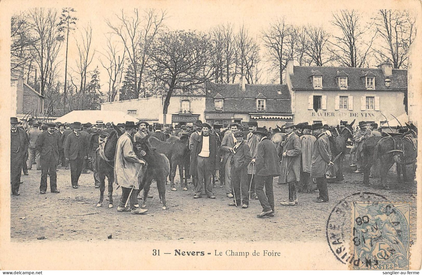 CPA 58 NEVERS / LE CHAMP DE FOIRE - Sonstige & Ohne Zuordnung