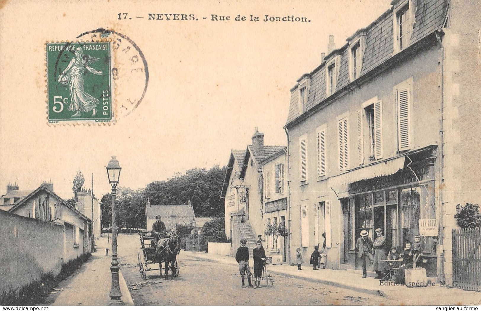 CPA 58 NEVERS / RUE DE LA JONCTION - Altri & Non Classificati