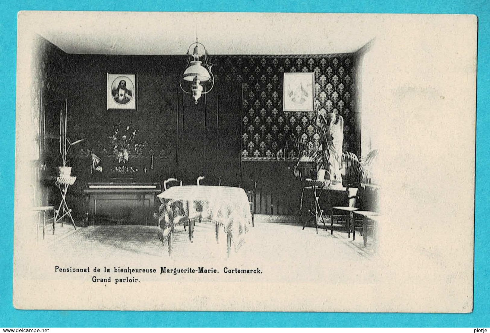 * Kortemark - Cortemarck (West Vlaanderen) * Pensionnat De La Bienheureuse Marguerite Marie, Grand Parloir, TOP - Kortemark