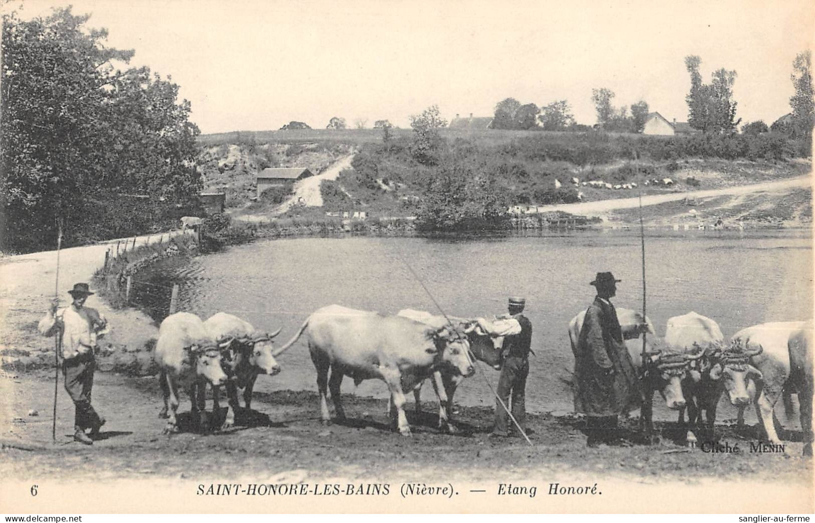 CPA 58 SAINT HONORE LES BAINS / ETANG HONORE - Autres & Non Classés