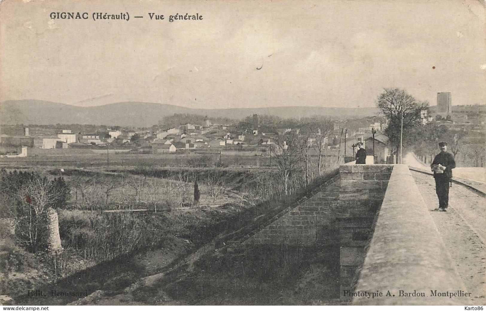 Gignac * Route Et Vue Générale * Le Pont - Gignac