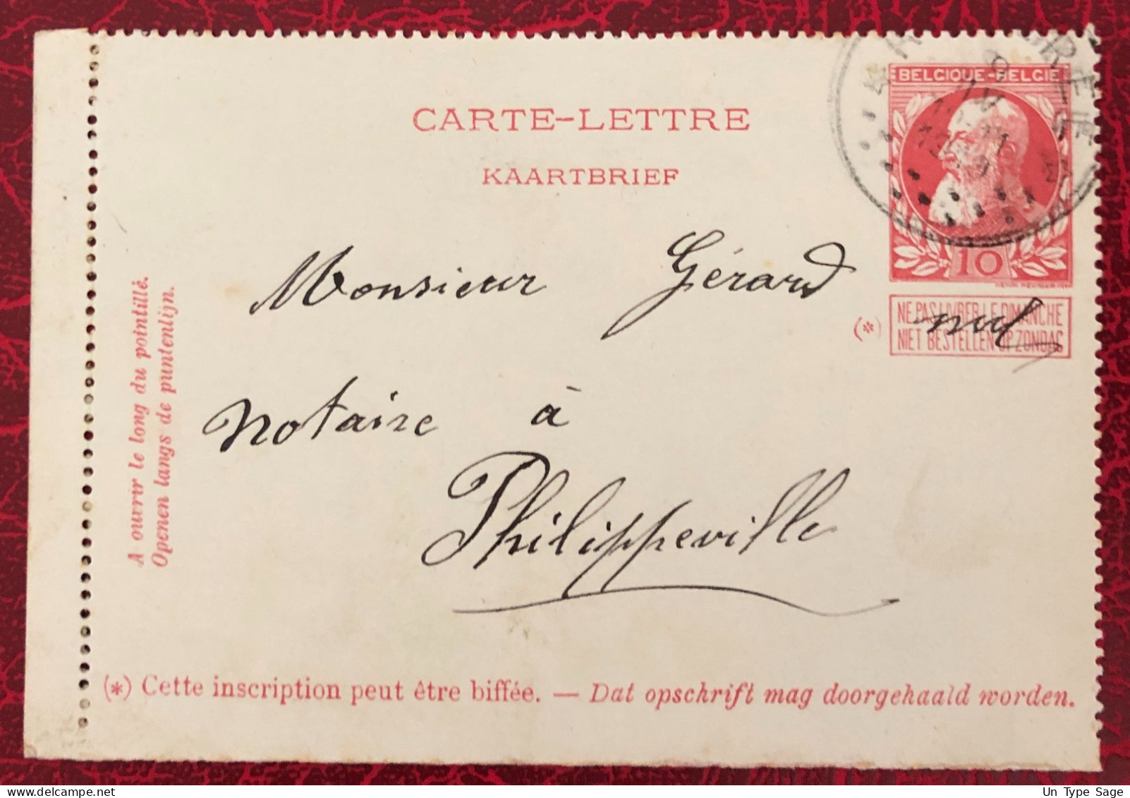 Belgique, Entier-Carte, Cachet Romerée 8.4.1910 - (C272) - Altri & Non Classificati