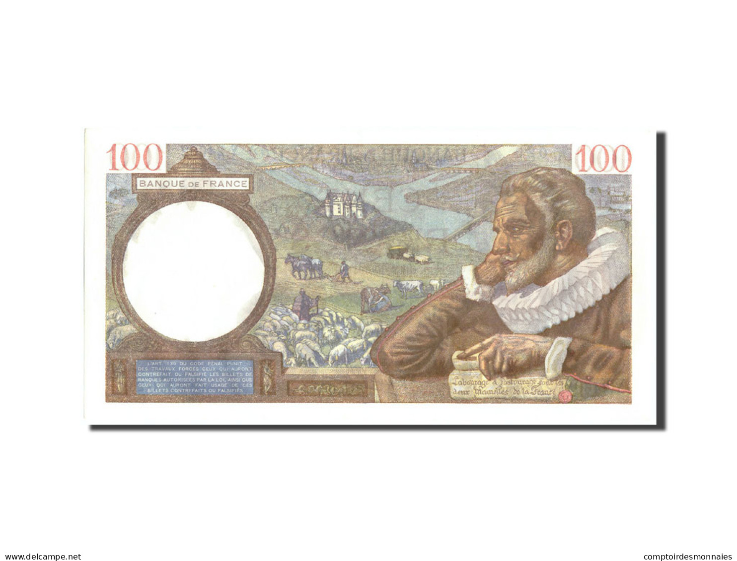 Billet, France, 100 Francs, 100 F 1939-1942 ''Sully'', 1941, 1941-10-02, SPL+ - 100 F 1939-1942 ''Sully''