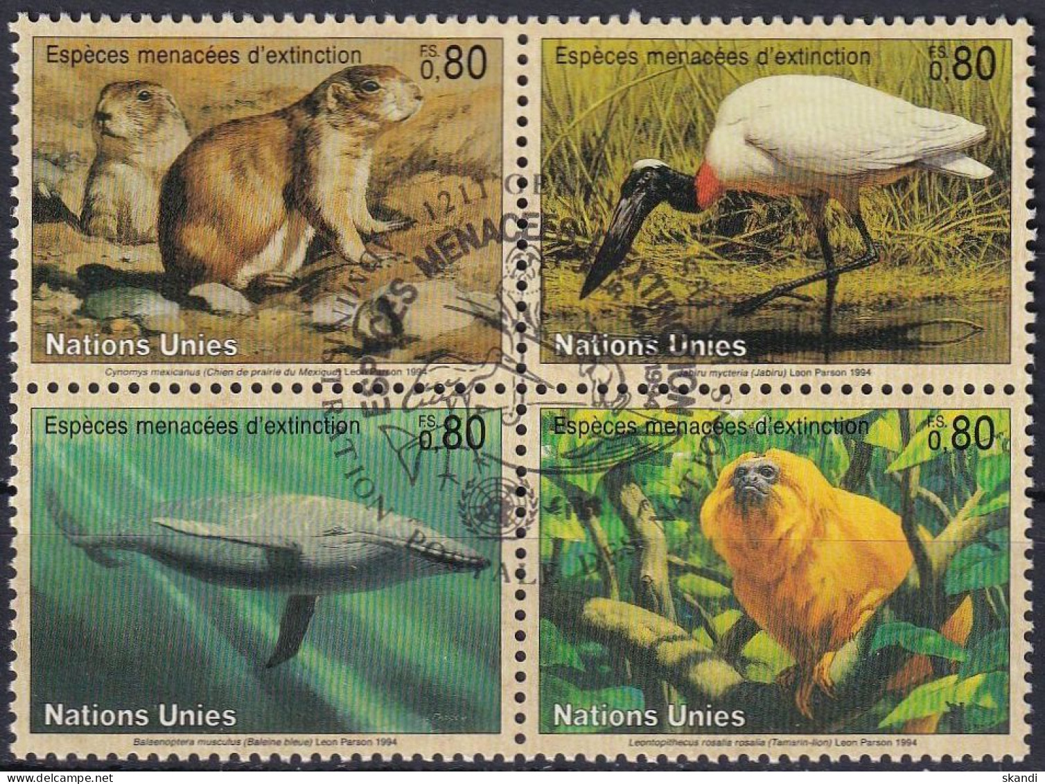 UNO GENF 1994 Mi-Nr. 245/48 O Used - Aus Abo - Used Stamps