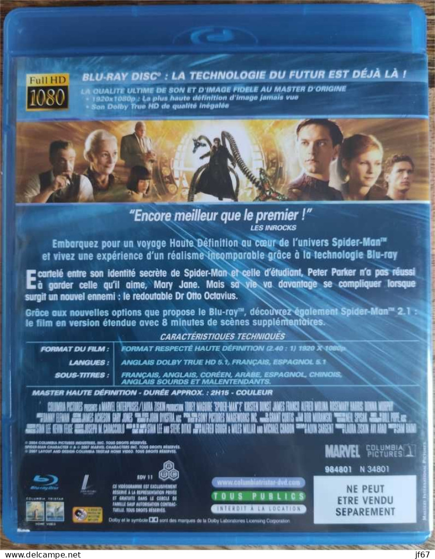 Spider-man 2 (Blu-ray) - Autres Formats