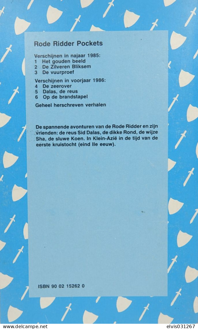 Vintage Books : DE RODE RIDDER POCKET N°7 IN DE STORM - 1985 1e Druk - Conditie : Goede Staat - Giovani
