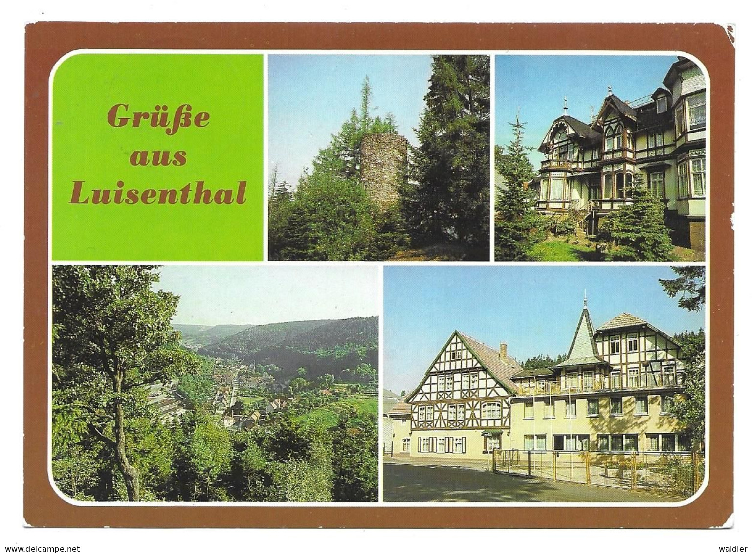 5806  LUISENTHAL (Kr. GOTHA)  -    1986 - Georgenthal