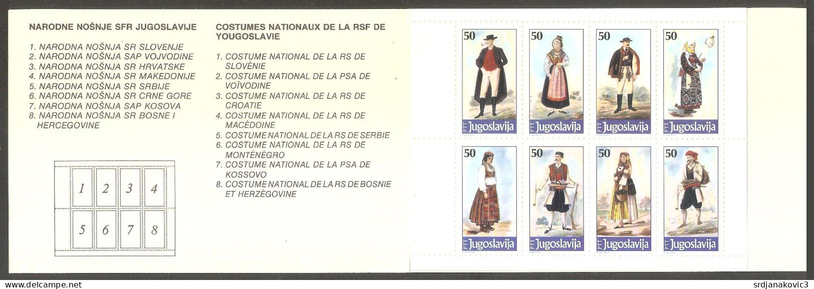 YUGOSLAVIJA , BOOKLET - Postzegelboekjes