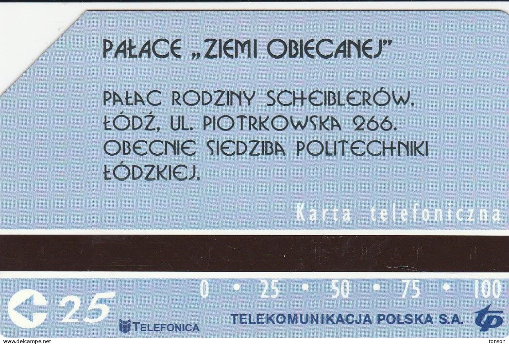 Poland, 0992, Promised Land Palaces, Scheblers' Palace, 2 Scans - Pologne