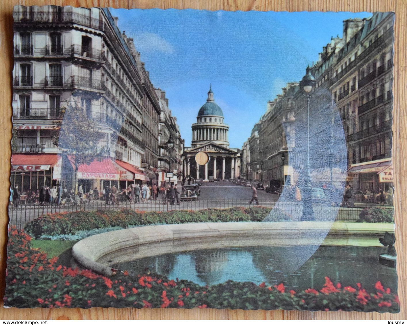 Disque 45 Tours Gravé Sur Carte Postale - Phonoscope - Chanson : Un Gamin De Paris - Mick Micheyl ... Ill. : Le Panthéon - Spezialformate